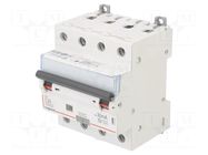RCBO breaker; Inom: 20A; Ires: 30mA; Max surge current: 250A; IP20 LEGRAND