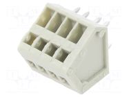 Connector: PCB terminal block; terminal; 9A; 130V; angled; on PCBs PTR MESSTECHNIK