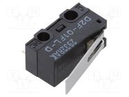 Microswitch SNAP ACTION; SPDT; ON-(ON); Pos: 2; IP40; -25÷85°C OMRON Electronic Components
