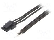 Cable; cables,female; PIN: 3; 0.2m; 4A; Insulation: PVC; TLYp ESPE