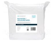 Cleaning cloth: cloth; dry; 100pcs; 304.8x304.8mm; cleanroom ANTISTAT