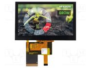 Display: TFT; 4.3"; 480x272; Illumin: LED; Dim: 105.5x67.2x4.65mm NEWHAVEN DISPLAY INTERNATIONAL