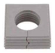 CABLE GROMMET, OPEN, TPE, GREY
