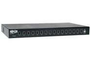 HUB, USB 2.0, 16PORT, TYPE A-B RCPT