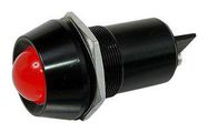 LED INDICATOR, PANEL, 25.4MM, RED, 110V