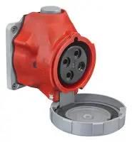 POWER ENTRY CONN, SKT, 3P4W, 60A, RED
