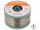 Soldering wire; Sn96,3Ag3,7; 0.5mm; 0.25kg; lead free; reel; 221°C STANNOL