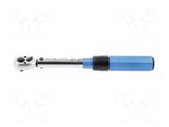 Wrench; torque; 255mm; 5÷25Nm; Mounting: 1/4" HÖGERT TECHNIK