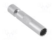 Socket; for spark plugs,socket spanner; 14mm; 3/8" HÖGERT TECHNIK