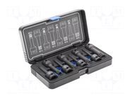 Wrench-set; spline (12-angles),impact; 8pcs; 1/2" HÖGERT TECHNIK