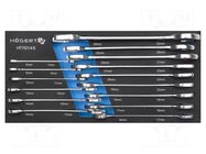 Wrench-set; spanner; 15pcs. HÖGERT TECHNIK
