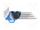 Wrenches set; Torx® with protection; Chrom-vanadium steel; long HÖGERT TECHNIK