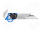 Wrenches set; Torx® with protection; Chrom-vanadium steel; long HÖGERT TECHNIK