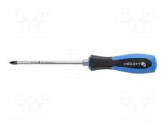 Screwdriver; for impact; Phillips; PH2; 125mm HÖGERT TECHNIK