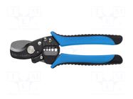 Pliers; cutting,for wire stripping; 170mm; 2.5÷8mm2 HÖGERT TECHNIK