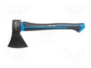 Axe; hardened steel; 334mm; 800g; fiberglass HÖGERT TECHNIK