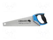 Saw; manual; wood; 7teeth/inch; 400mm HÖGERT TECHNIK