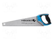 Saw; manual; wood; 7teeth/inch; 450mm HÖGERT TECHNIK