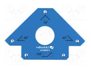 Try square; Kind: welding; magnetic; 22.5kg; arrow HÖGERT TECHNIK