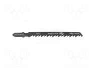 Hacksaw blade-set; wood,jigsaw; 100mm; 6teeth/inch; 5pcs. HÖGERT TECHNIK