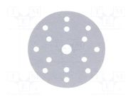 Sanding plate; Granularity: 60; Mounting: bur; with holes; Ø150mm HÖGERT TECHNIK