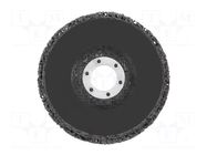 Grinding wheel; Ø: 125mm; Øhole: 22.2mm; fiber HÖGERT TECHNIK