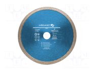 Cutting diamond wheel; Ø: 180mm; Øhole: 25.4mm; Disc thick: 1.8mm HÖGERT TECHNIK