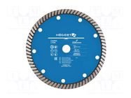 Cutting diamond wheel; Ø: 230mm; Øhole: 22.2mm; Disc thick: 2mm HÖGERT TECHNIK