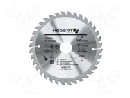 Circular saw; Ø: 185mm; Øhole: 30mm; W: 1.6mm; Teeth: 24 HÖGERT TECHNIK