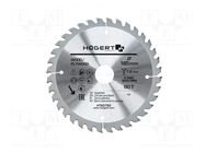Circular saw; Ø: 185mm; Øhole: 30mm; W: 1.6mm; Teeth: 60 HÖGERT TECHNIK