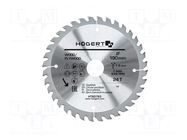 Circular saw; Ø: 190mm; Øhole: 30mm; W: 1.6mm; Teeth: 24 HÖGERT TECHNIK