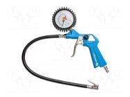 Wheel inflation gun; 0÷12bar; Pneumatic connection: 1/4" HÖGERT TECHNIK