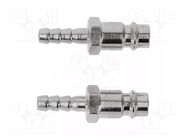 Coupling-adapter terminal; Pneumatic connection: 6,3mm; 2pcs. HÖGERT TECHNIK
