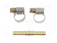 Double nipple; Pneumatic connection: 8mm HÖGERT TECHNIK
