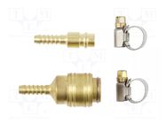 Quick connection coupling; Pneumatic connection: 8mm HÖGERT TECHNIK