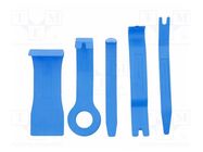 Kit: door upholstery remover; 5pcs. HÖGERT TECHNIK