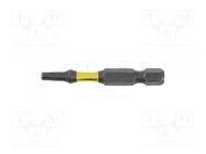 Screwdriver bit; Torx®; TX10; Overall len: 50mm; 2pcs; Kind: impact HÖGERT TECHNIK