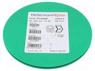 Markers; Marking: 6; 2÷5mm; PVC; blue; -65÷105°C; leaded; HGDC2-5 HELLERMANNTYTON