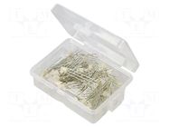 Diode: LED-kit; THT; 3mm; 50pcs; red/green; 3÷15VDC; plastic box OPTOSUPPLY