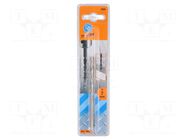 Drill bit; for metal; Ø: 7mm; high speed steel; blister PG PROFESSIONAL