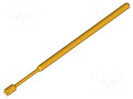 Test needle; Spring compression: 4mm; 5.3mm; 4A; CuBe; gold-plated INGUN