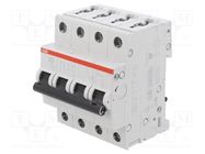 Circuit breaker; 230/400VAC; Inom: 40A; Poles: 4; Charact: B; 6kA ABB