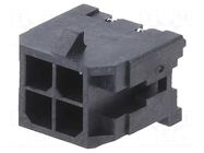 Connector: wire-board; socket; male; PIN: 4; Micro-Fit 3.0; 3mm; 2x2 MOLEX