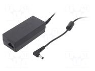 Power supply: switching; 19VDC; 3.42A; Out: 5,5/2,5; 65W; desktop AKYGA