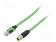 Connecting cable; 7000; IP20,IP67; 60VDC; 0.5A; 1.5m; PIN: 4 MURR ELEKTRONIK