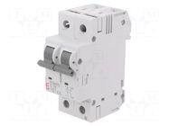 Circuit breaker; 230/400VAC; Inom: 10A; Poles: 1+N; Charact: C; 6kA ETI POLAM