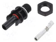 Connector: solar; socket; female; IP67; crimped; 35A; 4÷6mm2 CABUR