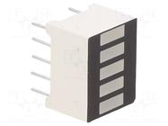 Display: LED; bargraph; red; 35mcd; 12.7x10.1mm; 2.1÷2.5V OPTOSUPPLY