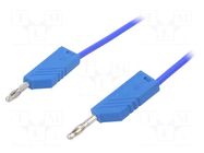 Test lead; 60VDC; 30VAC; 16A; with 4mm axial socket; Len: 0.5m HIRSCHMANN T&M