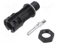 Connector: solar; socket; male; IP67; crimped; 35A; 4÷6mm2; 1.5kVDC CABUR
